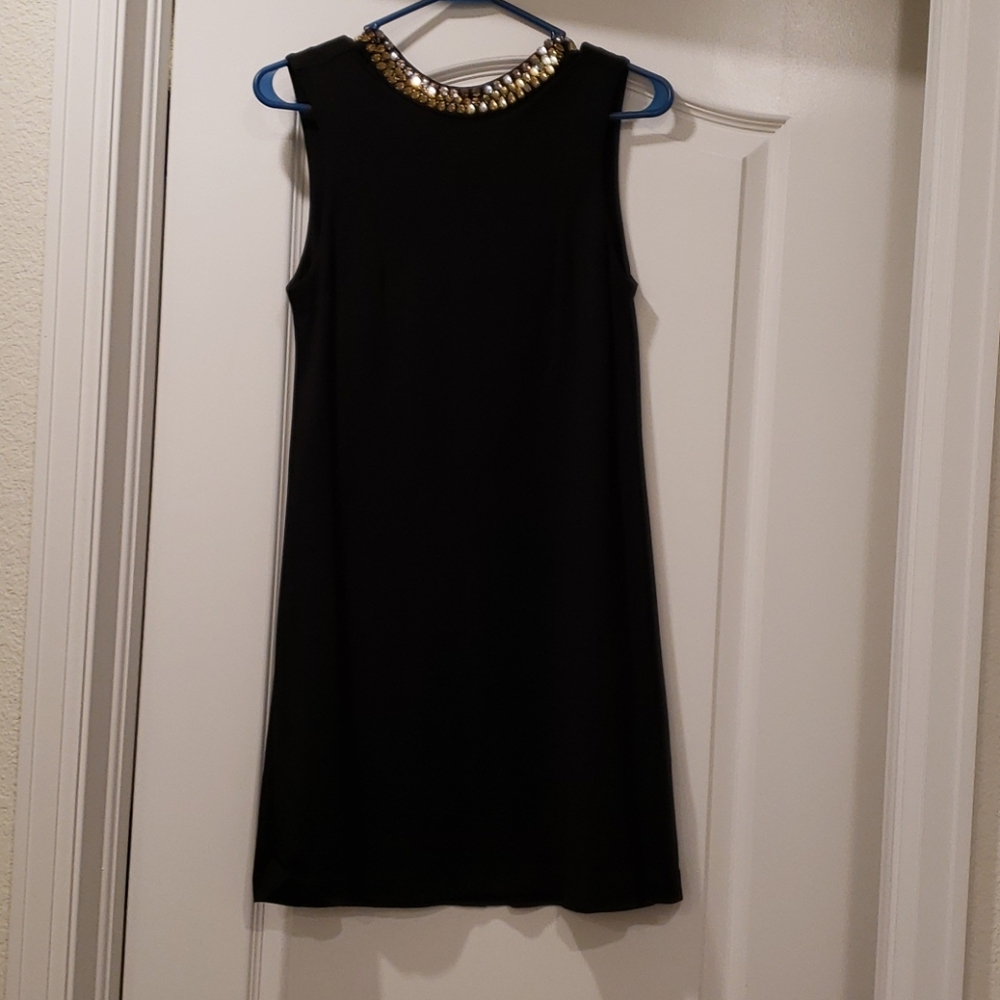 Black cocktail dress